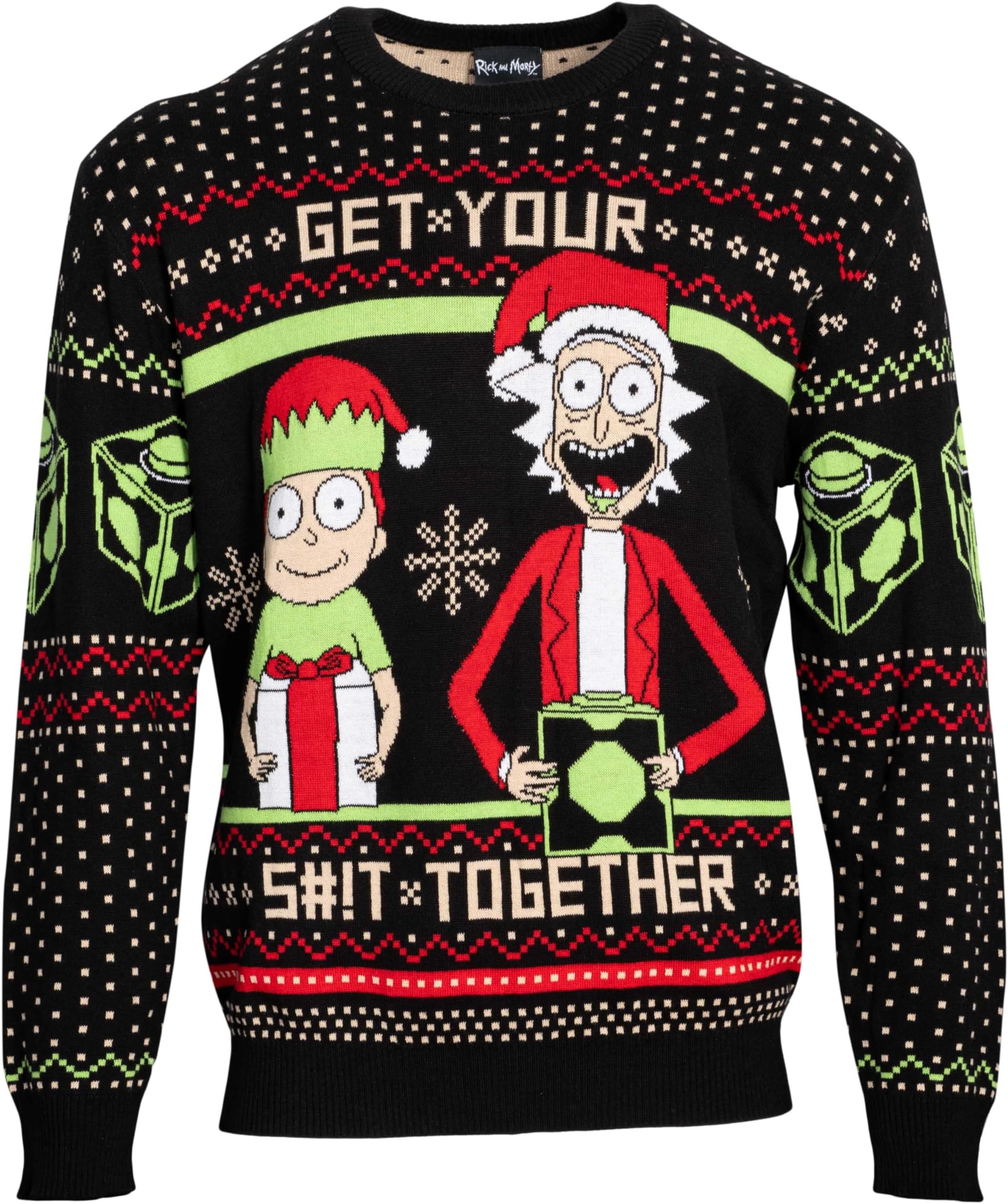 adidas rick and morty sweater