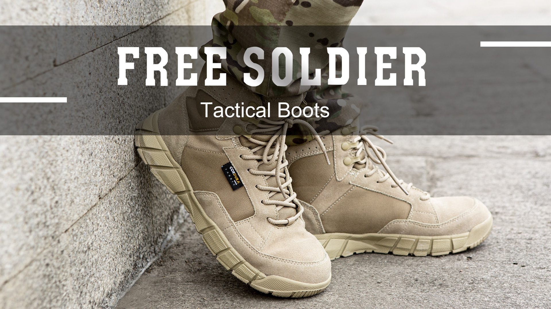 Amazon.com: FREE SOLDIER Waterproof Hiking Work Boots Men display picture 1