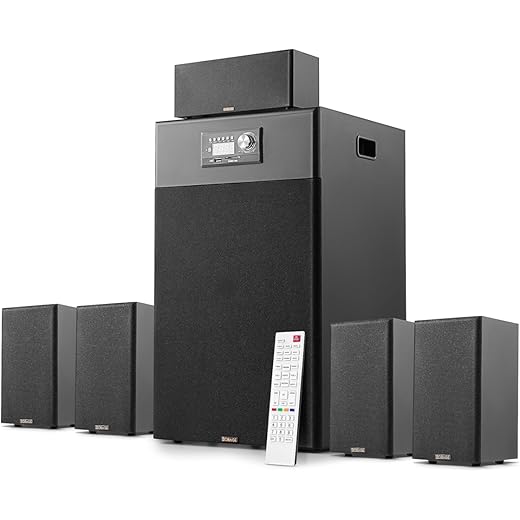 OBAGE Newly Launched Home Theatre System with 200 W Surround Sound 5.1 CH, 8