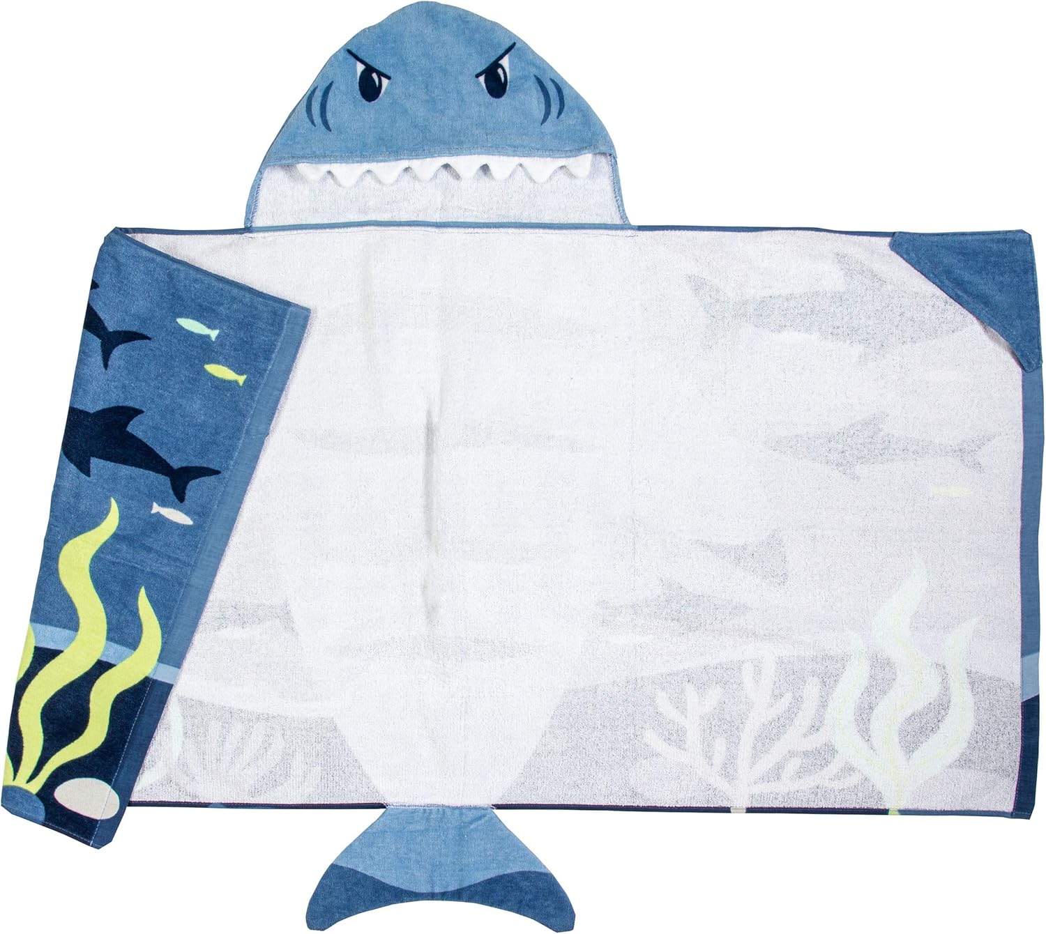 Stephen Joseph Boys HOODED TOWEL, Shark