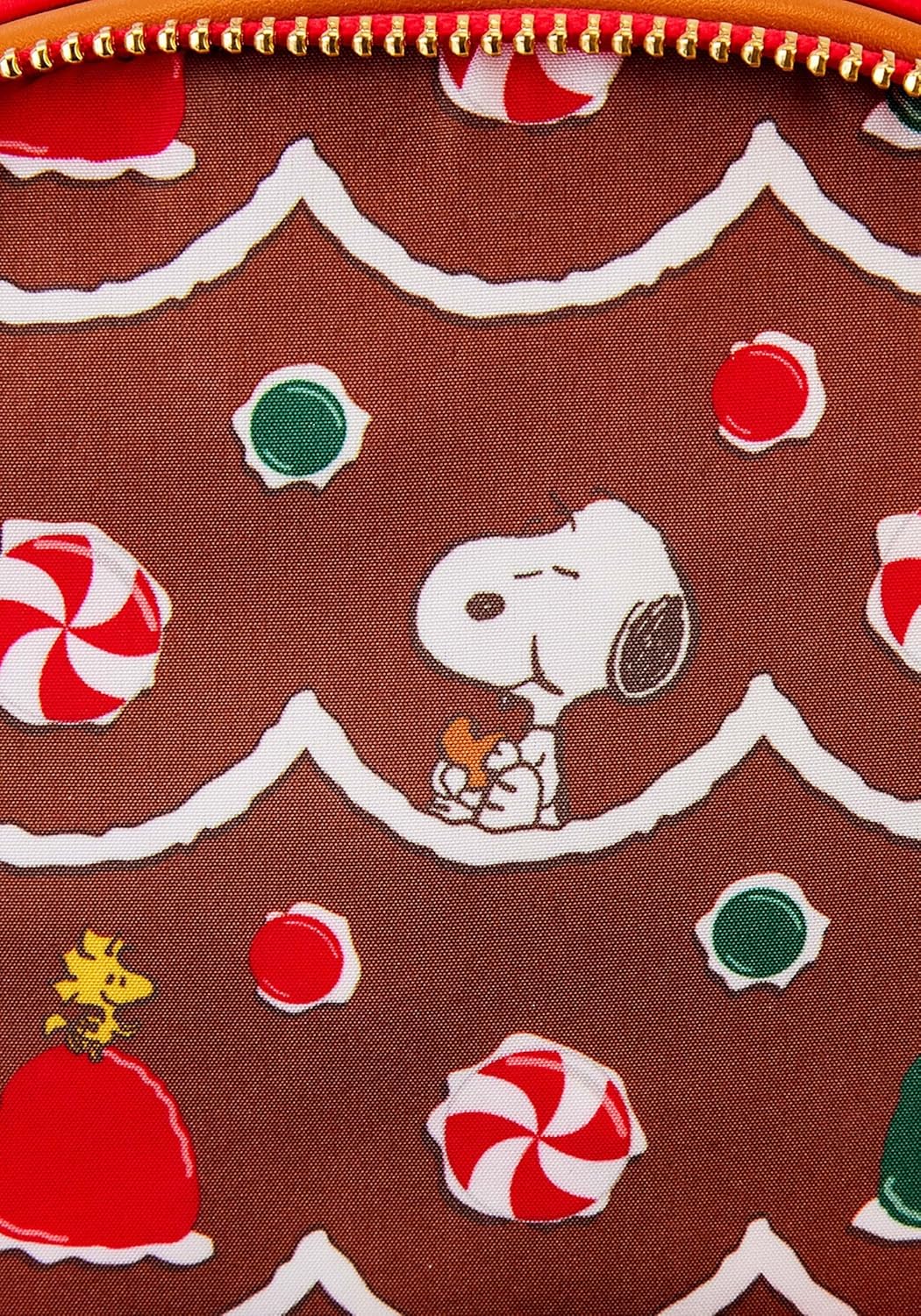 Loungefly Peanuts Snoopy Gingerbread House Scented Mini Backpack