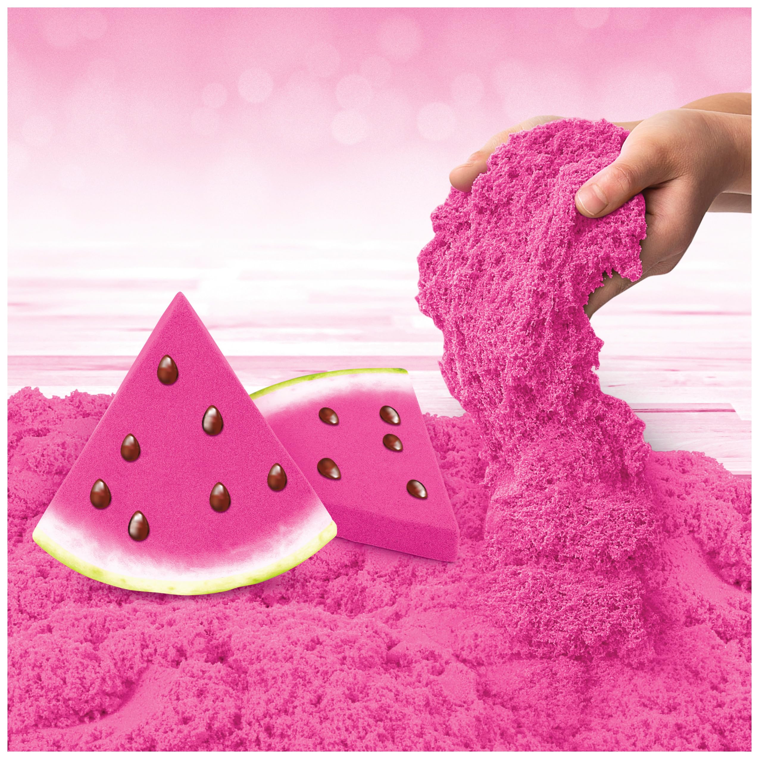 Sable Kinetic Sand - Parfumé Délices Glacés, 454g + 6 Outils, Jouet Sensoriel Enfant 3 Ans Et +