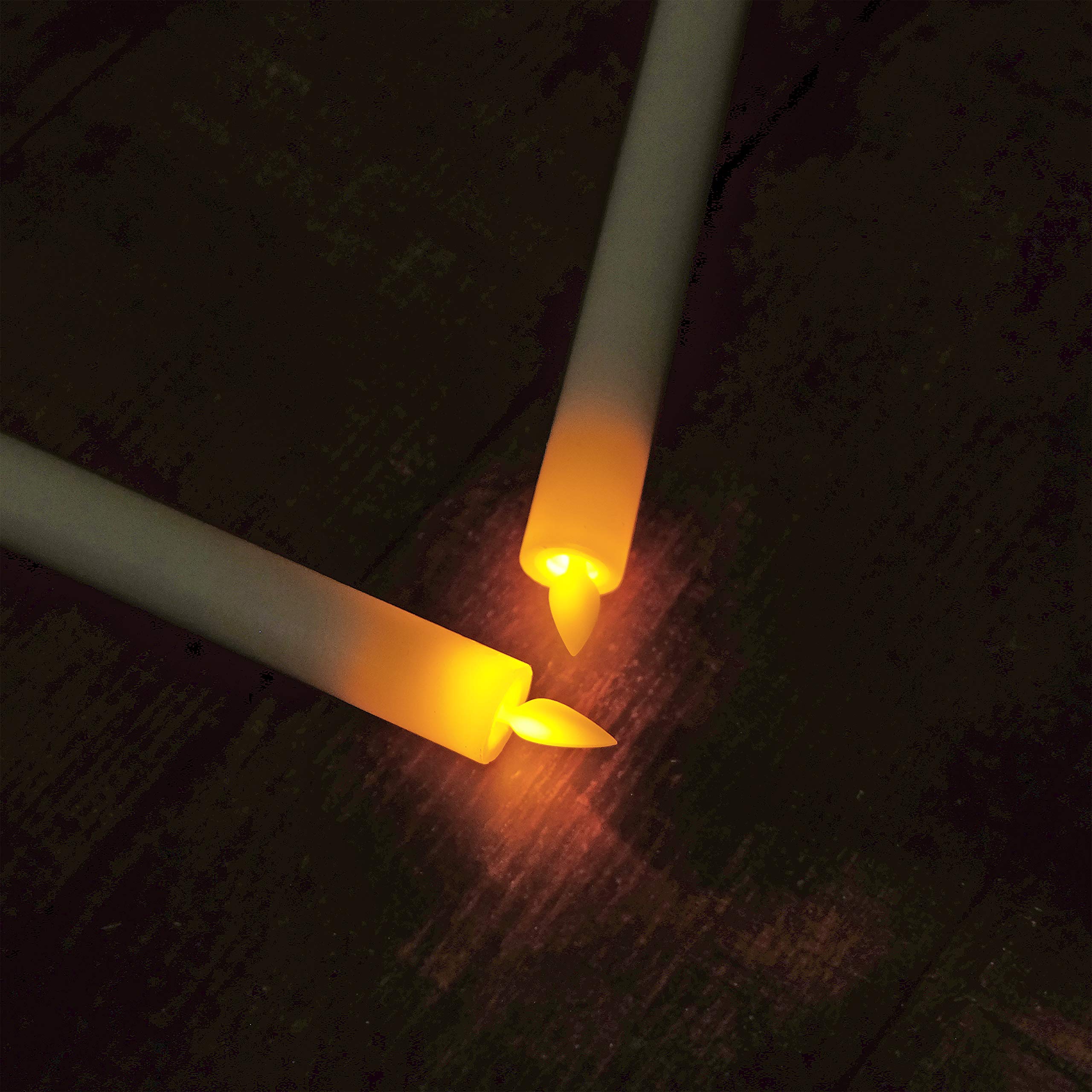 Eldnacele Bougies LED Vacillantes Avec Télécommande Et Fonction