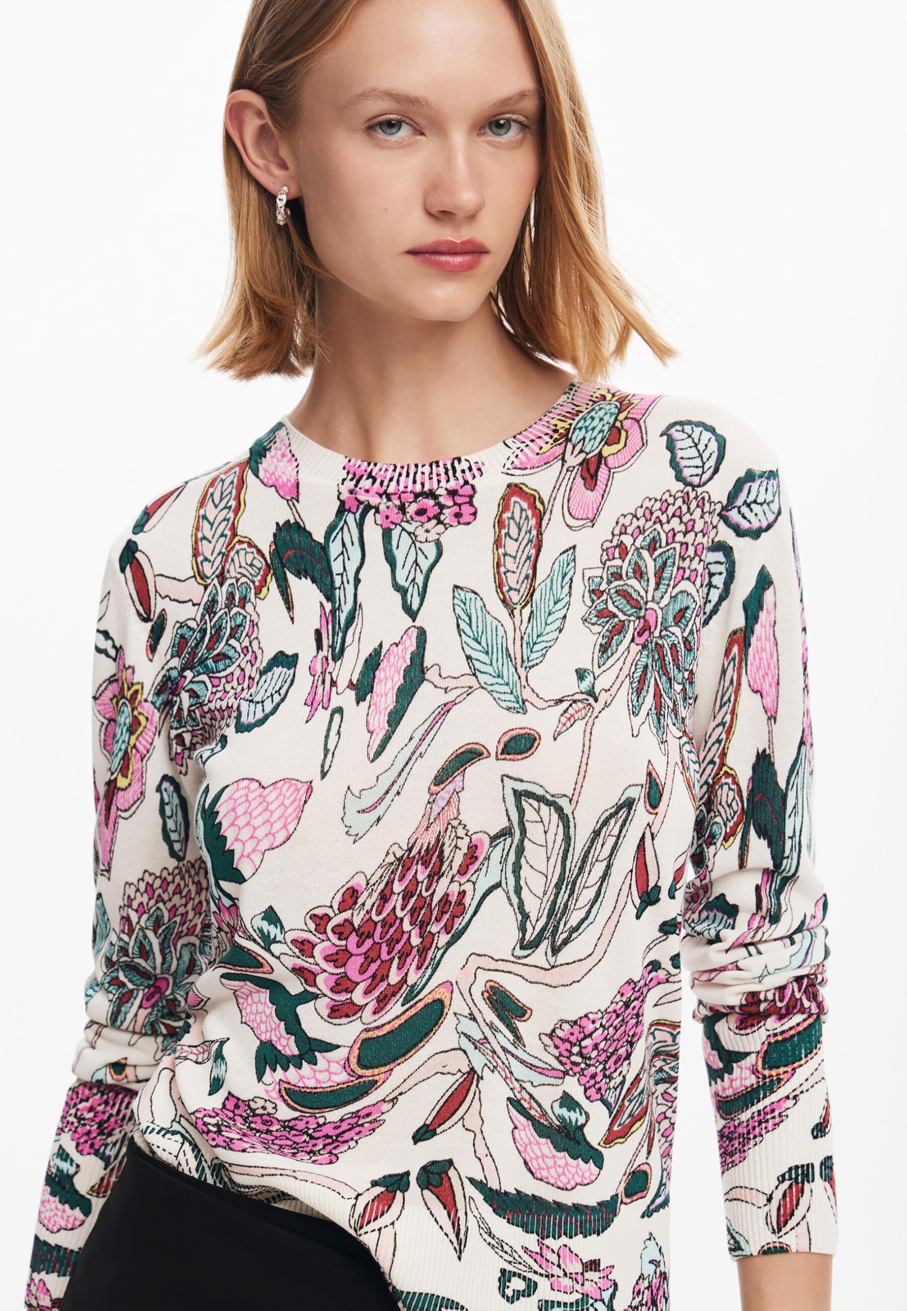 Desigual JERS_Manchester, 1001 Crudo, M, biały, M