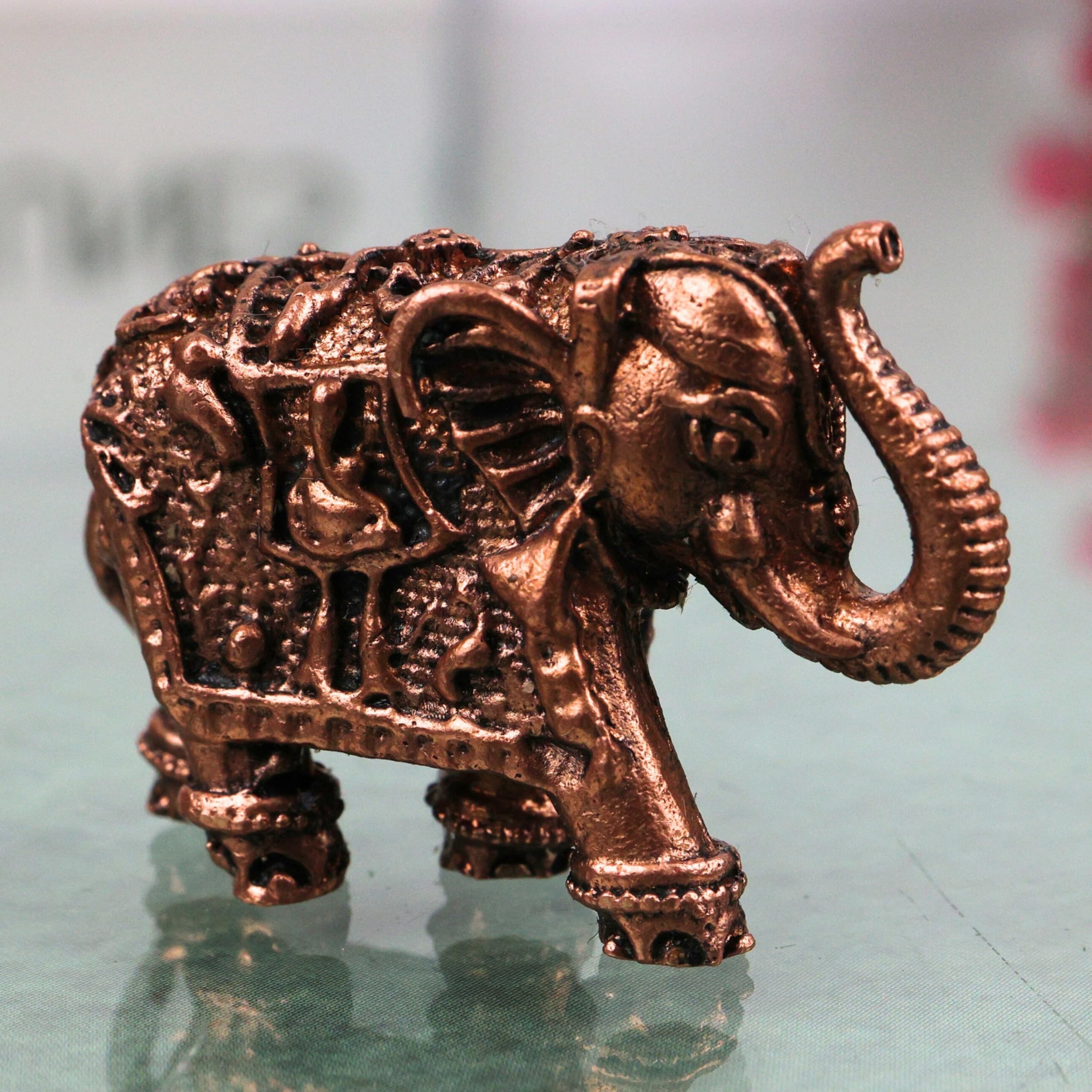Buy Copper Elephant Idol Gaja Hasti Kari Kunjar Airavata Gajendra