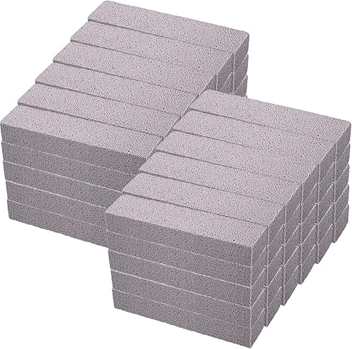 Chengu 60 piezas de piedra pómez para limpieza, estropajo pómez a granel, removedor de manchas de agua dura, piedras de limpieza para inodoro,