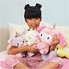 GUND Sanrio Hello Kitty Unicornio Peluche Premium, para Edades 1 y Más, Amarillo, 6” 7