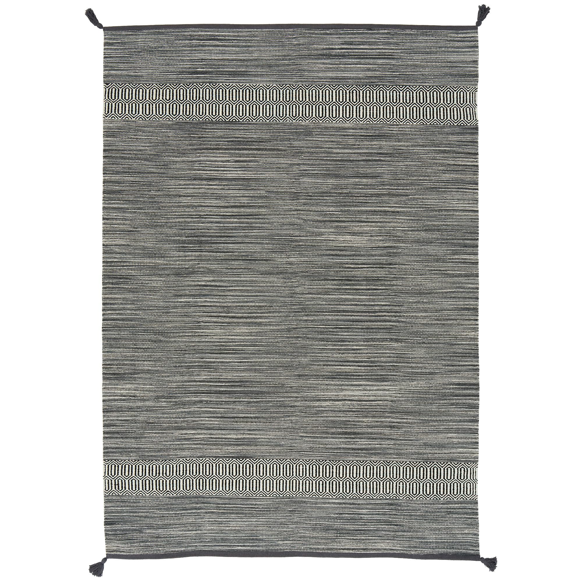 Pergamon Tapis Court Naturel Tapis Kilim Toskana, Tapis de Salon, Tapis de Passage, Tapis d'entrée, Tapis de Cuisine