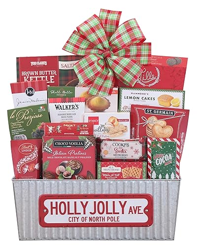 Wine Country Gift Baskets Favoritos de fiesta navideña Regalo gourmet B