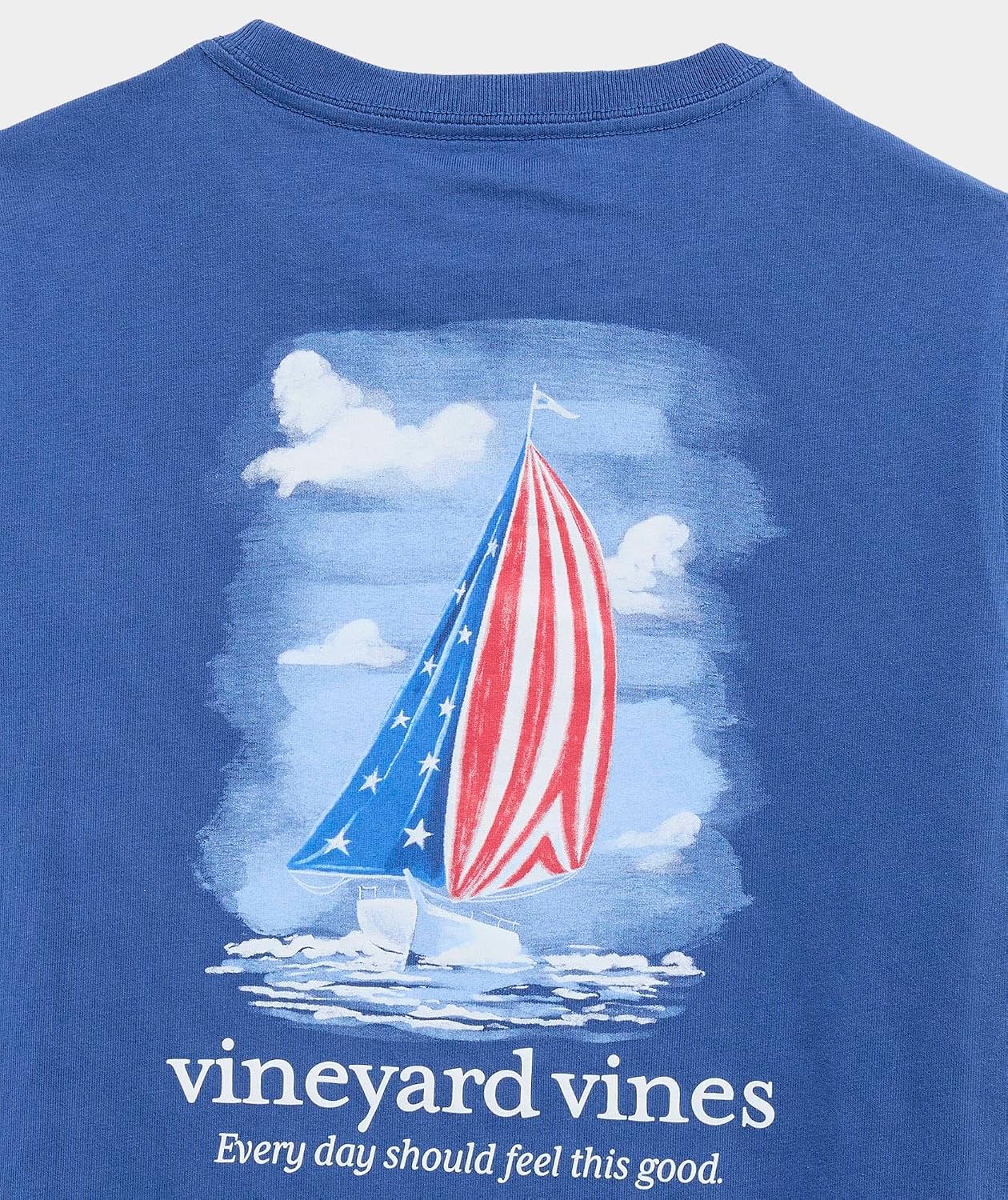 Vineyard Vines Baby Boys' Boys' Painted Americana Sail Short-Sleeve Pocket Tee