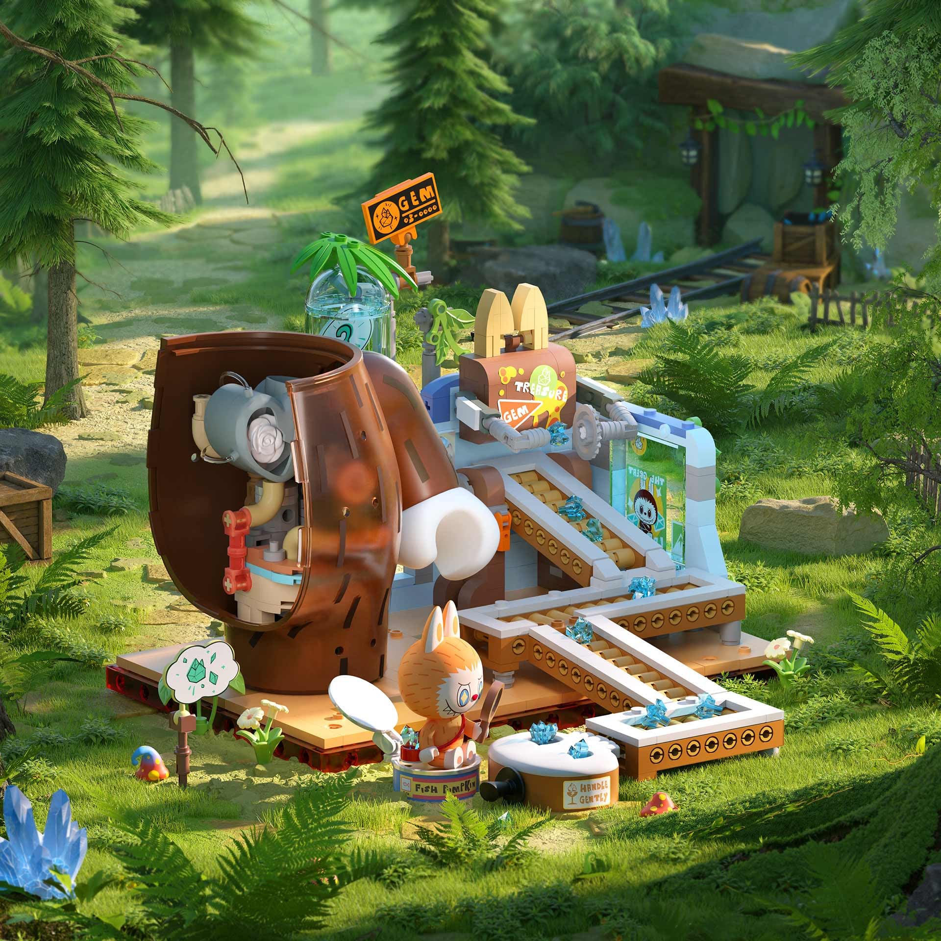 ラブブ THE MONSTERS Forest Secret Base Forest Secret Base | The Monsters Wiki | Fandom