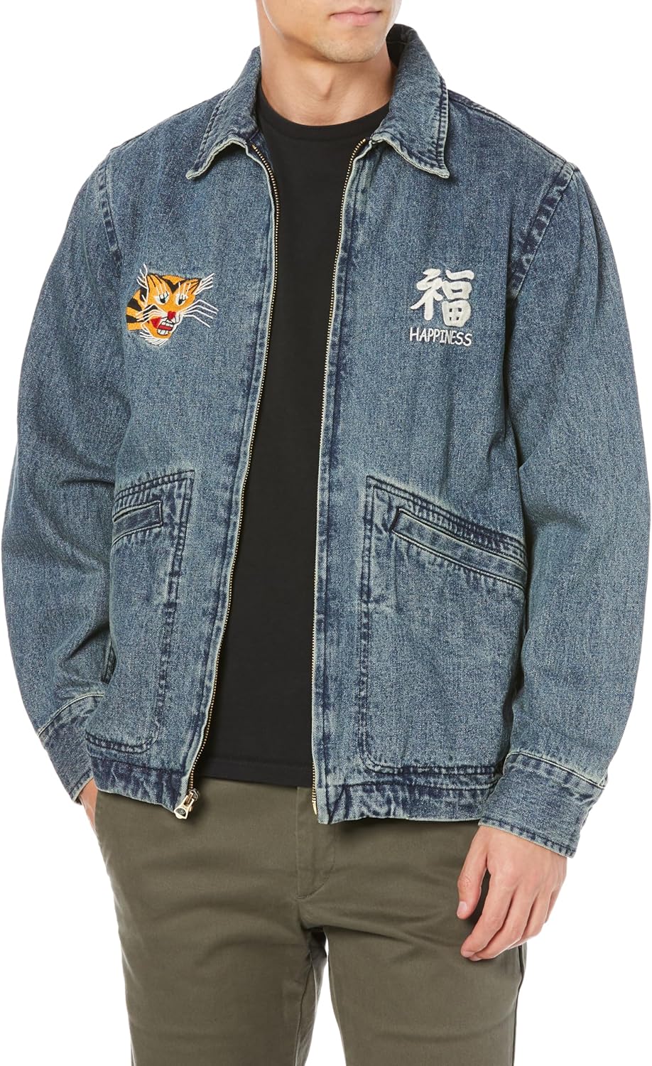 Houston DENIM Vietnam Jacket (MAP) Men's, INDIGO ONE WASH, XX