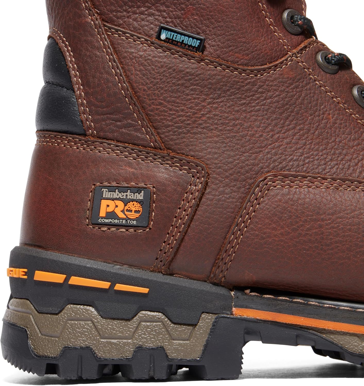 Timberland PRO Men's Boondock 8 Inch Composite Safety Toe Insulated Waterproof Industrial Work Boot, Brown-2024 NEW, 13M - Image 7