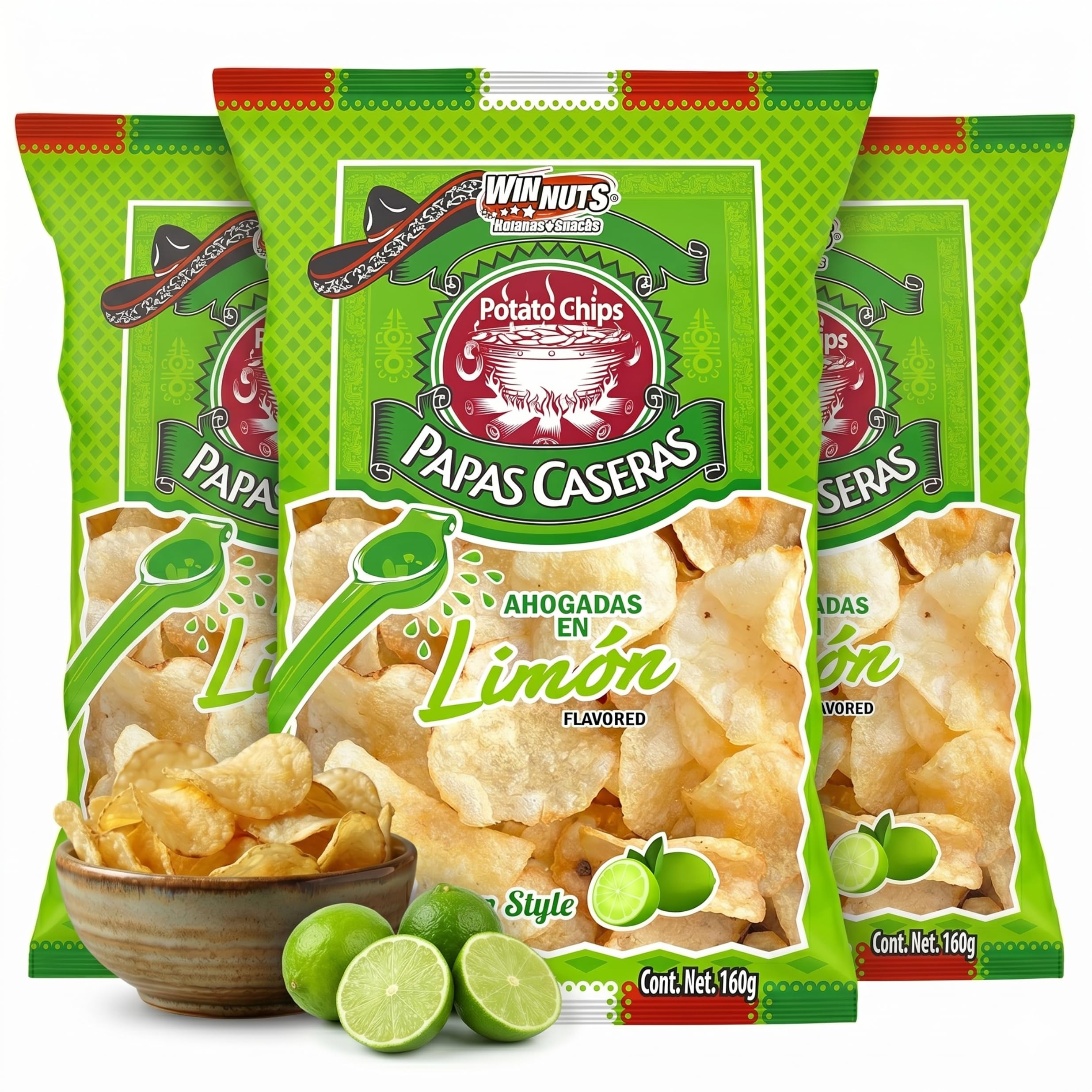Amazon.com: WINNUTS Lemon Kettle Chips (3 Pack, 5.6 oz Each