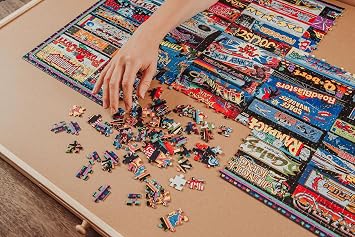 Arcadeageddon! Retro Arcade Game Collage Puzzle for Adults and Kids | Difficult 1000 Piece Jigsaw Puzzle,#39;80s Toys & Games | Interactive Brain Teaser, Fun Quarantine Gifts | 28 x 20 Inches