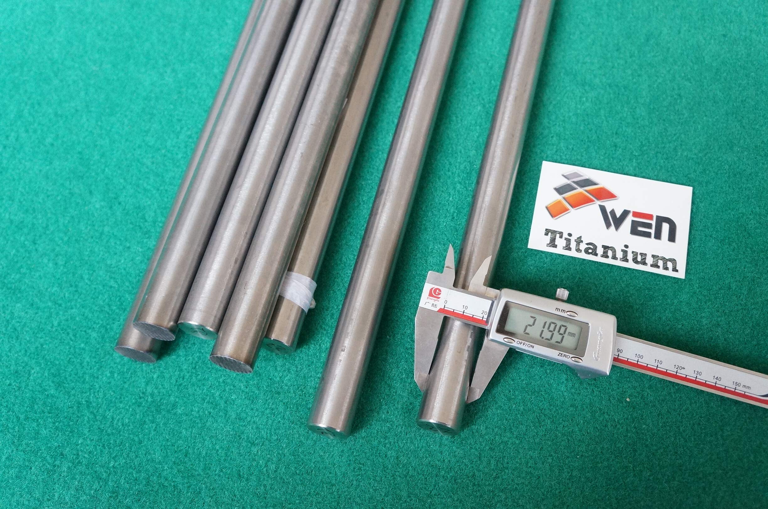 Titan Rundstab Grade 5 Rundstange [ Ø 17mm - Ø 55mm ] Titanstäbe Titanium 6al-4v Gr.5 Vollwelle B348 titanstã be (Ø 20mm x 150mm Länge)