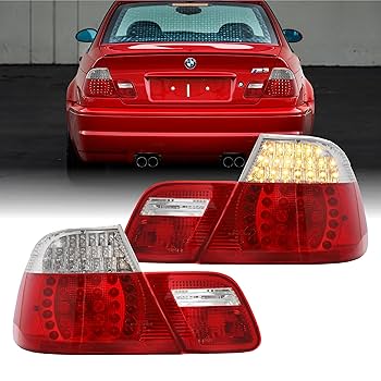 Amazon | DEPO 00-03 E46 2Dテールライト - ユーロスタイル LED