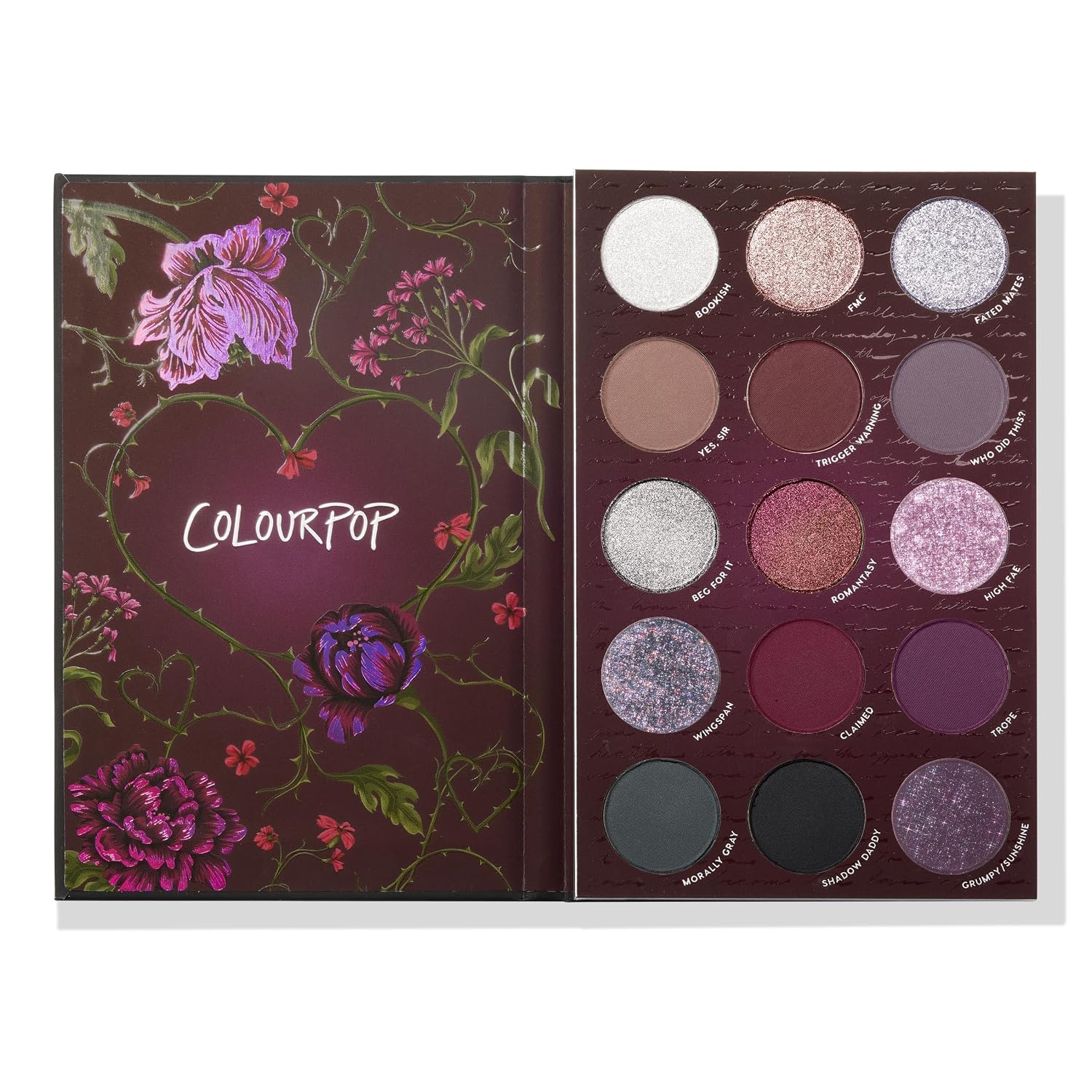 ColourPop A Shadow of Secrets Eyeshadow Palette, 15 Shades