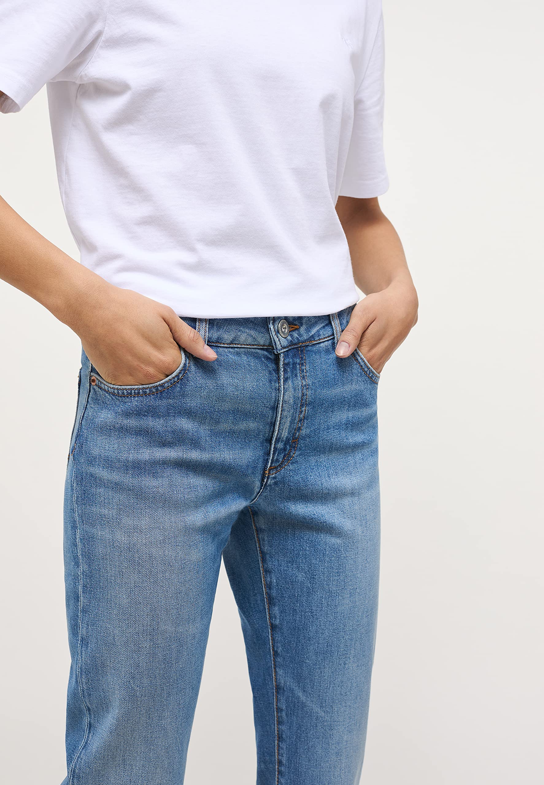 MUSTANG Estilo Crosby Relaxed Straight - Jeans Mujer