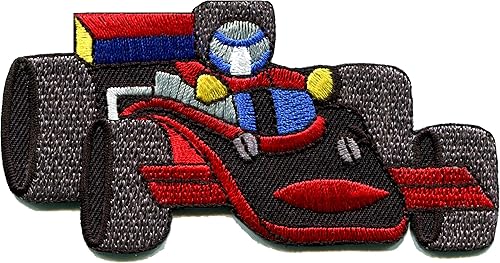 Deportes coche carreras carrera exótica fórmula uno 1 apliques bordado retro hierro en parche nuevo