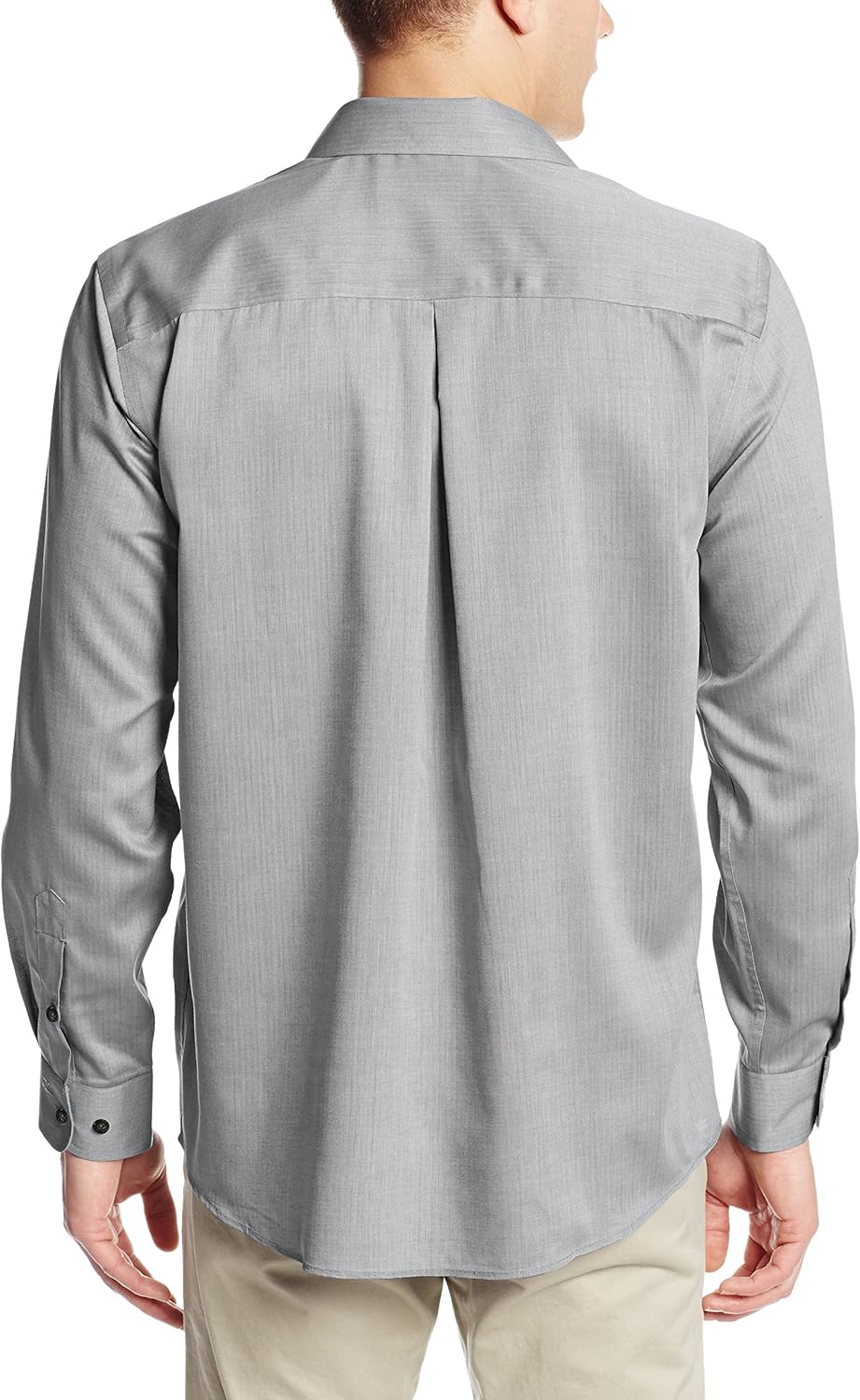 Cutter & Buck Men's Epic Easy Care Mini Herringbone Shirt - Image 2