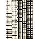 Loloi Chris Loves Julia x Polly Collection POL-02 Black/Ivory 7'-9" x 9'-9" Area Rug Product Image 2