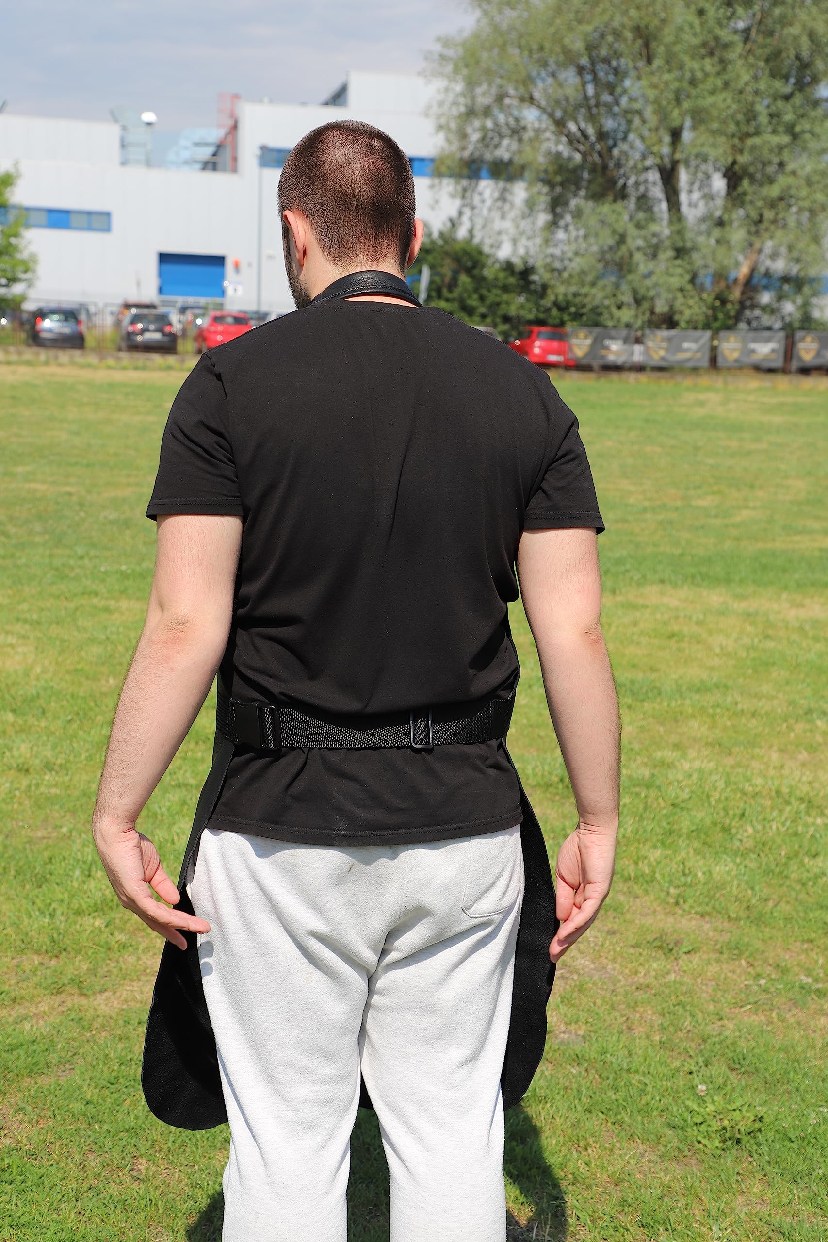 Dingo Gear - Delantal de Piel auténtica para protección de señuelo en para Entrenamiento de mordedura de Perro