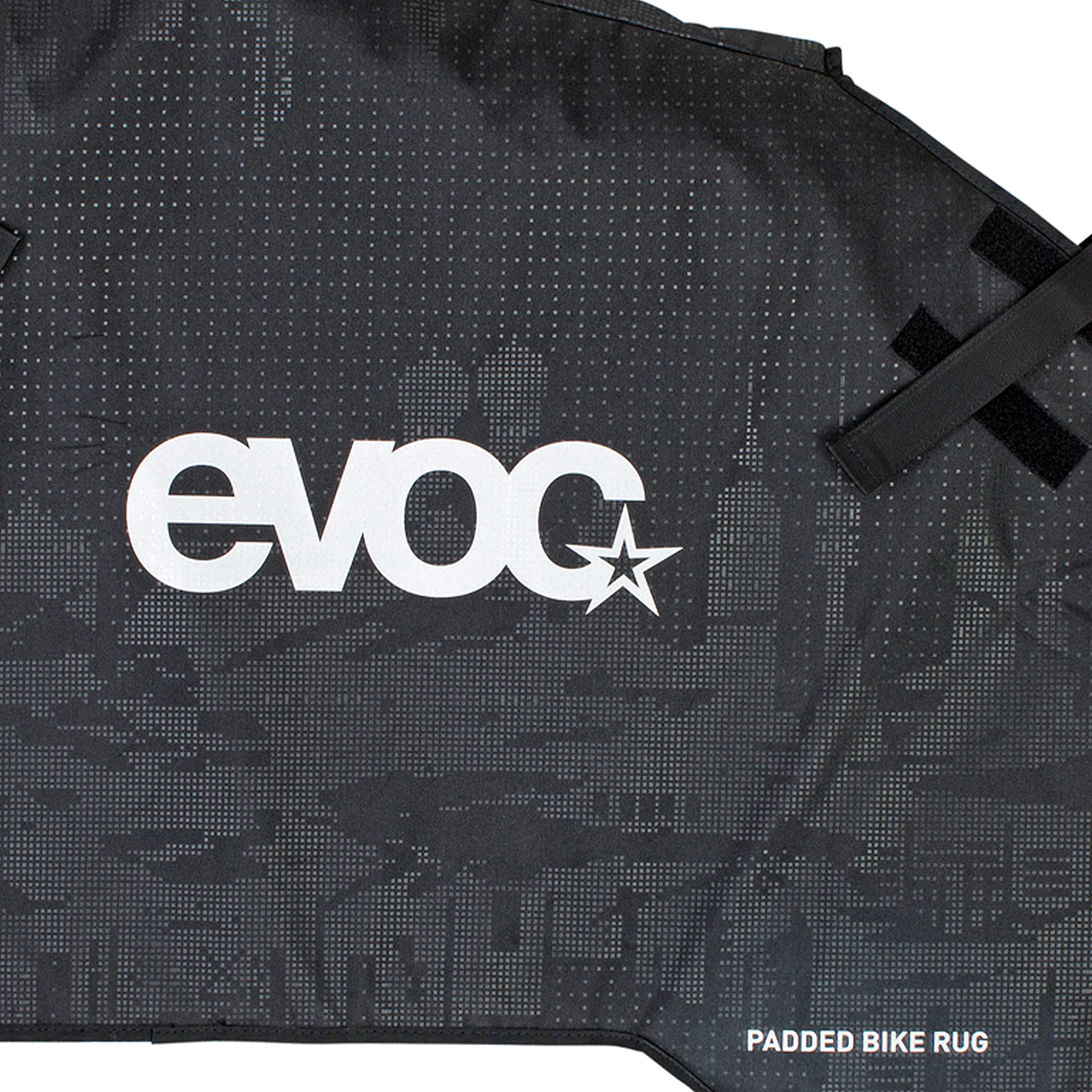 EVOC PADDED BIKE RUG ochrona do transportu roweru, przekładka (wyściełany pokrowiec na rower, ochrona ramy roweru, torba na koła do różnych typów rowerów), czarny