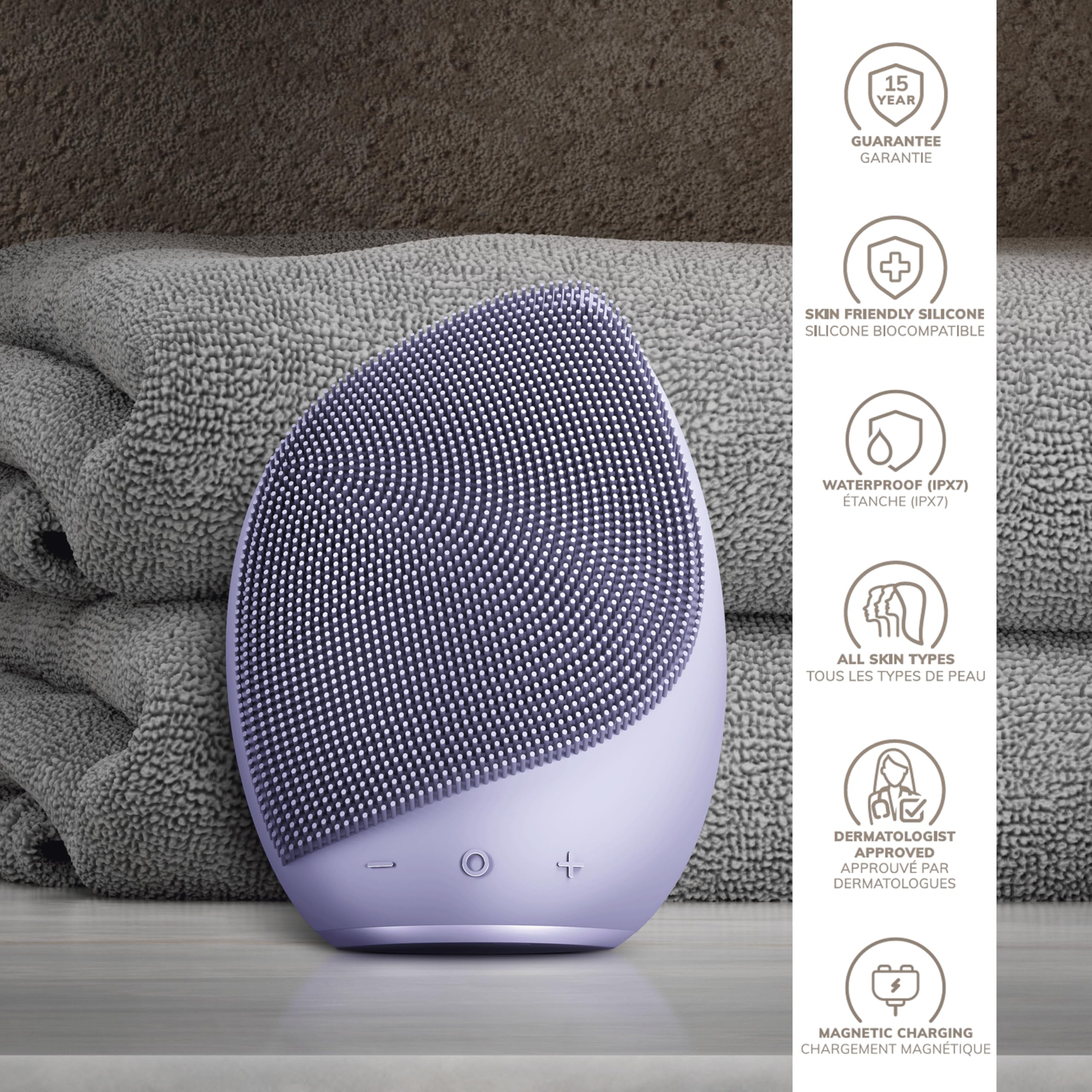 Amazon.com: GESKE SmartAppGuided™ Sonic Facial Brush 5 in 1