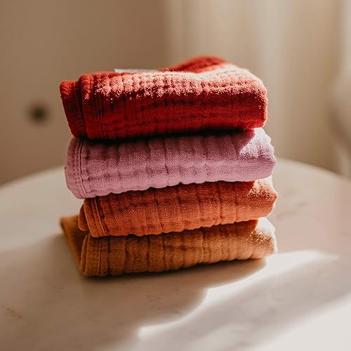 Miniatura 7 de Parker - Paños de muselina para eructos  Ropa para eructos 100% algodón, esencial para recién nacidos, lista de regalos de bebé imprescindibles,