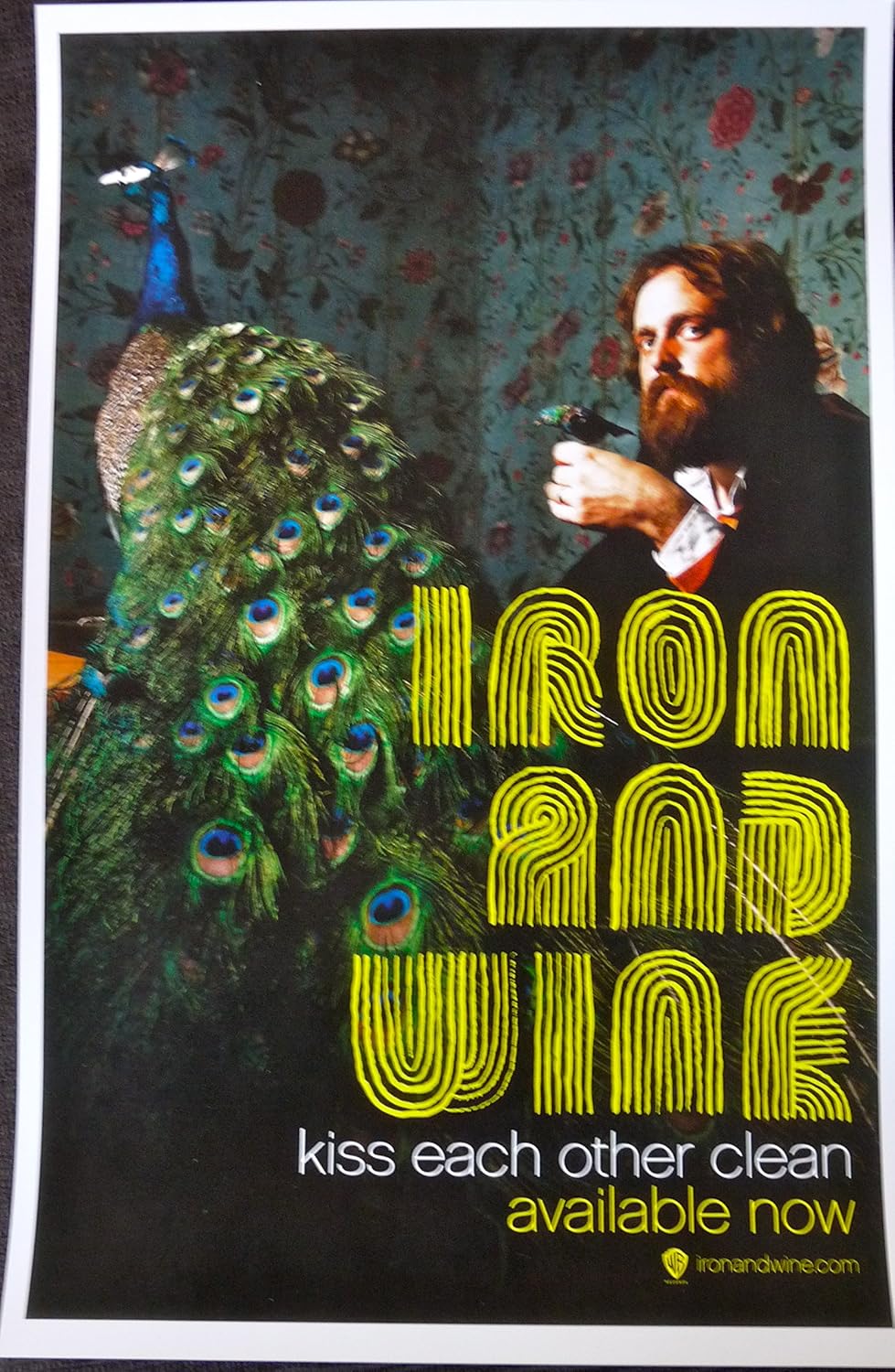 Iron and Wine Kiss Each Other Clean Rare Advertising