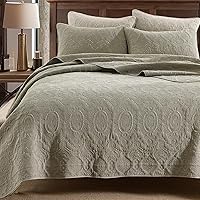 Vista 66 de HORIMOTE HOME Juego de edredón 100% algodón tamaño individual, juego de colcha prelavada de 2 piezas, color azul bebé, funda de cama acogedora