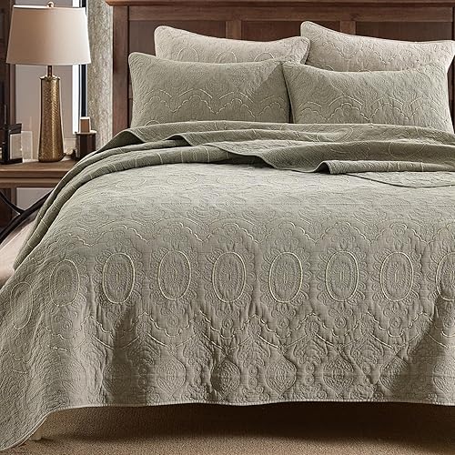 Miniatura 19 de HORIMOTE HOME Juego de edredón de 100 % algodón, tamaño individual, juego de colcha de 2 piezas prelavado, color azul marino, funda de cama Azul