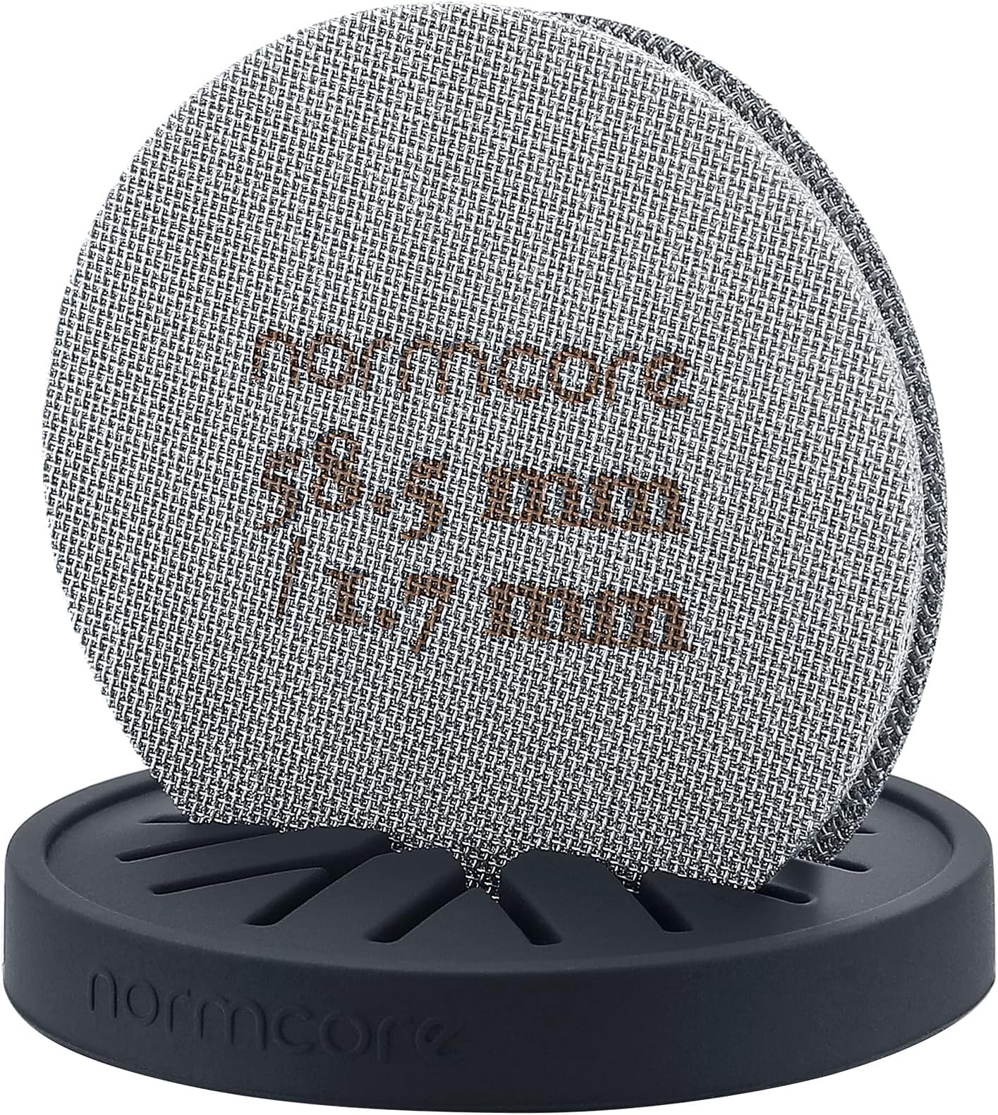 Normcore Puck Screen Stand - Silicone Puck Screen Holder, Compatible with 58.5 mm, 53.3 mm, 51 mm Reusable Coffee Filters and Espresso Machine Portafilter Basket, Black