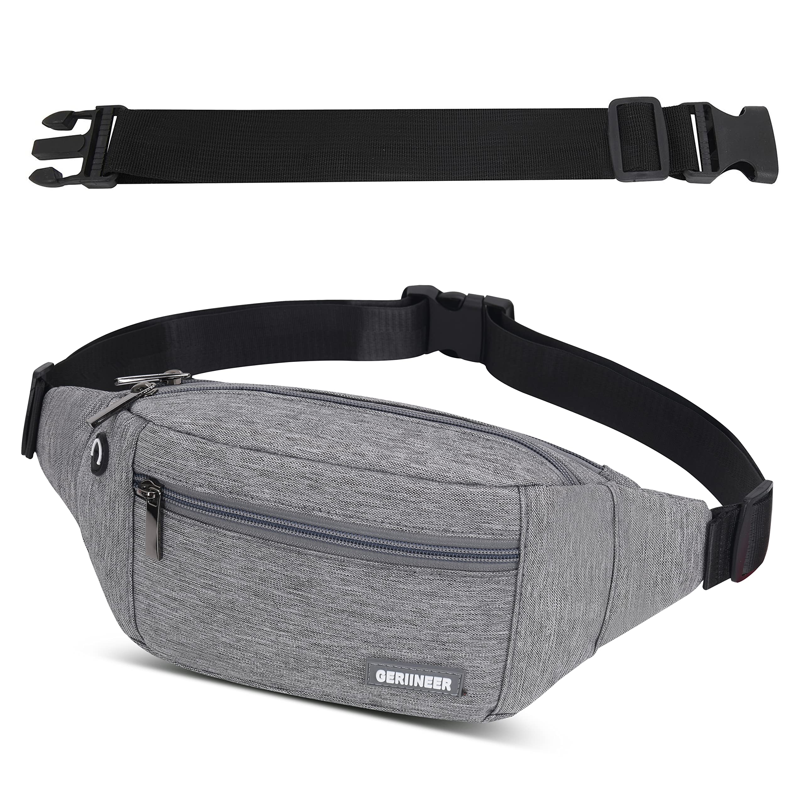 Sac banane de randonnée avec porte-bouteille d'eau pour sports de plein Sac banane de randonnée avec porte-bouteille d'eau pour sports de plein