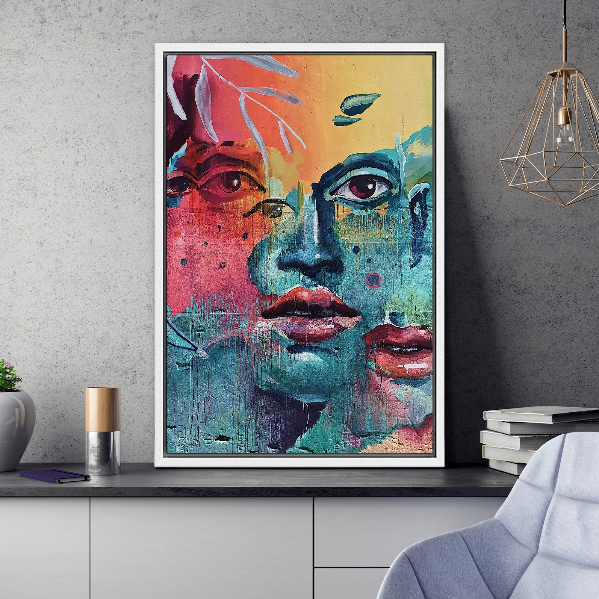 Amazon.co.jp: SIGNWIN フレーム付きキャンバスプリント