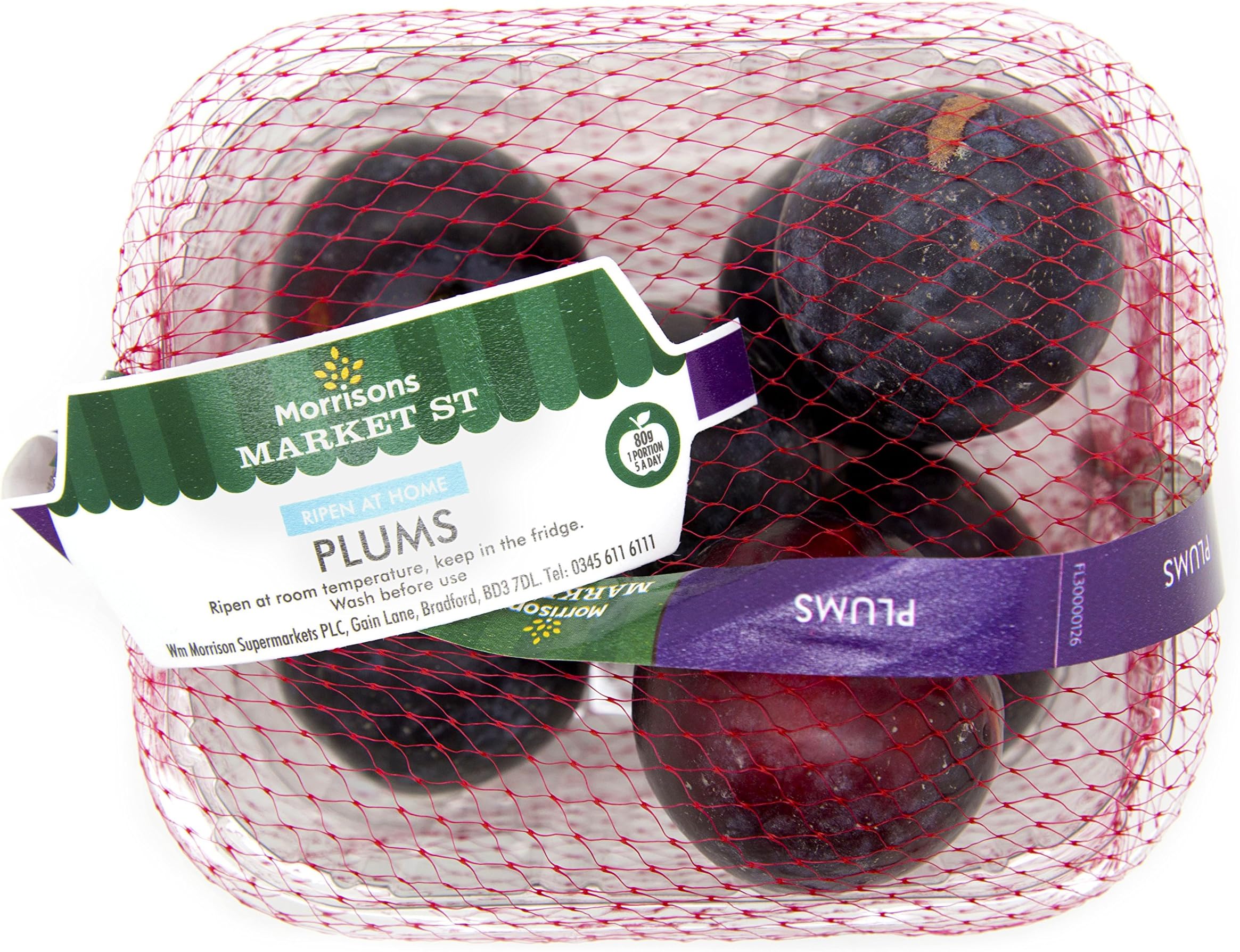 Morrisons Plum Punnet, 400g