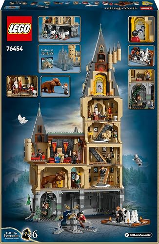 LEGO Harry Potter Hogwarts Castle: The Main Tower - Interactive Castle Toy with Modular Flying Key & Wizard Chess Rooms, plus 12 Minifigures - Gift for 10+ Year Old Boys, Girls & Adult Fans 76454 - 11