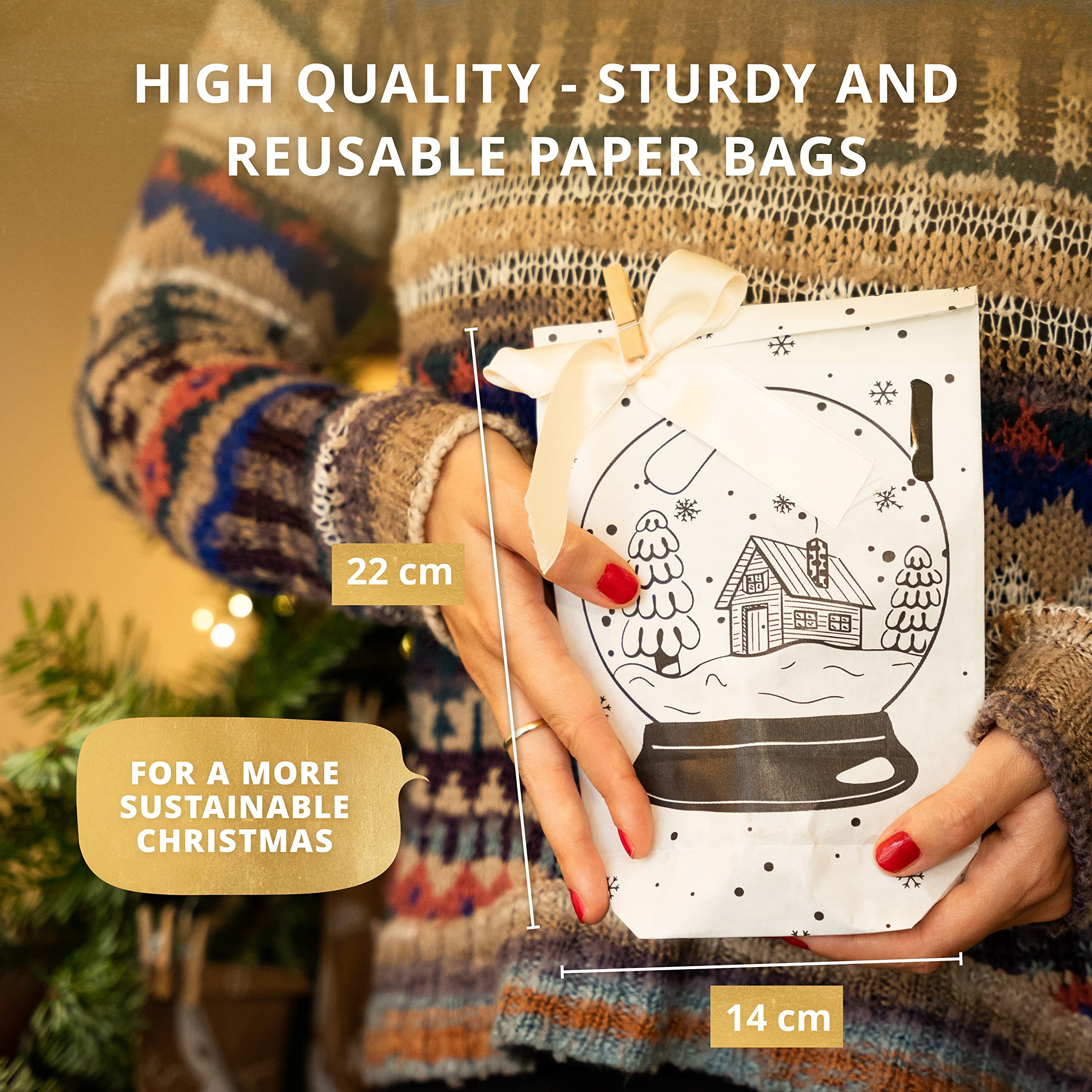 Large Advent Calendar To Fll 24 Advent Bags Reusable Advent - Etsy