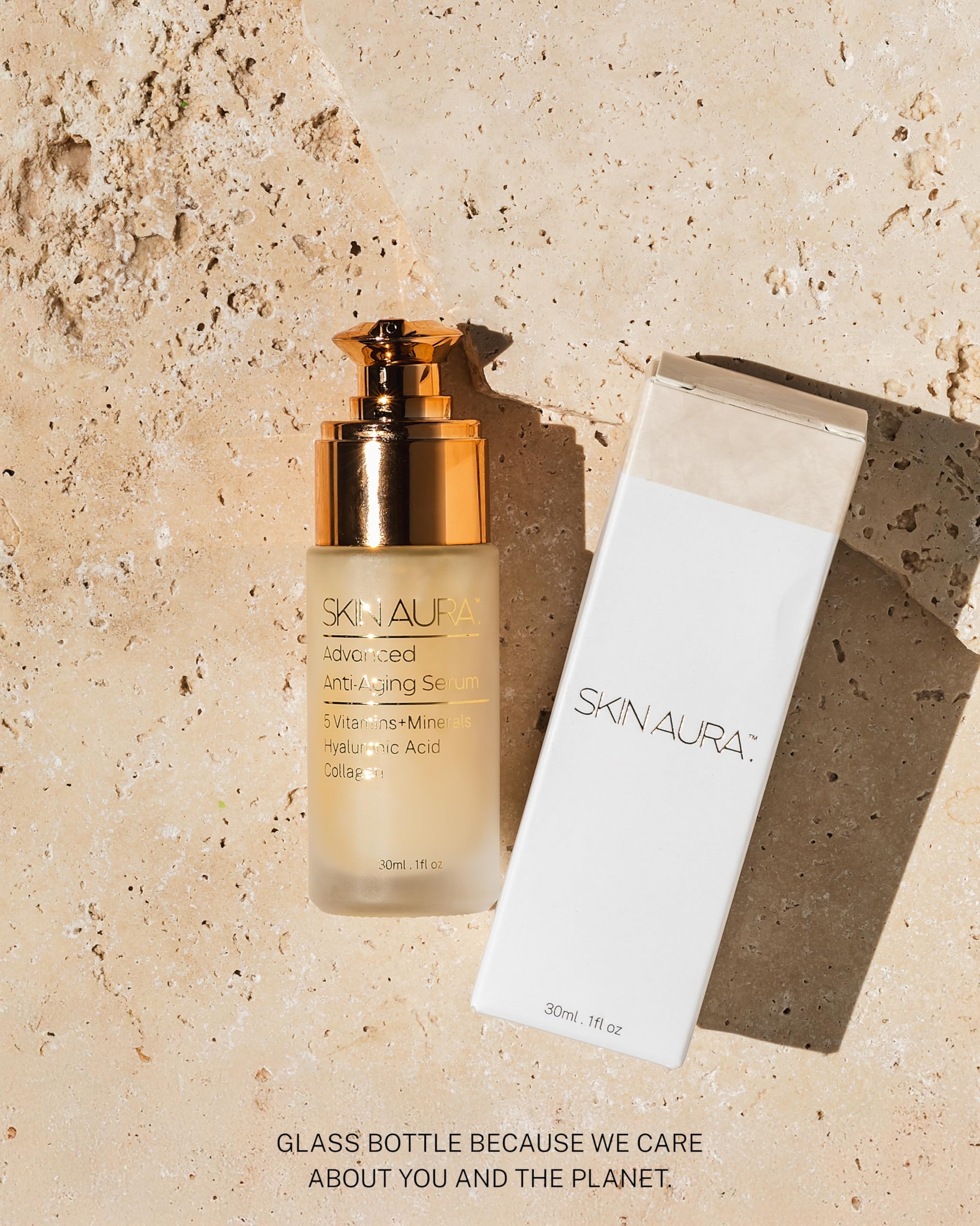美容液 BLOOM AURA LUXURY SKIN SERUM Amazon.com: SKIN AURA™ Advanced Anti-Aging Serum | All-In-One