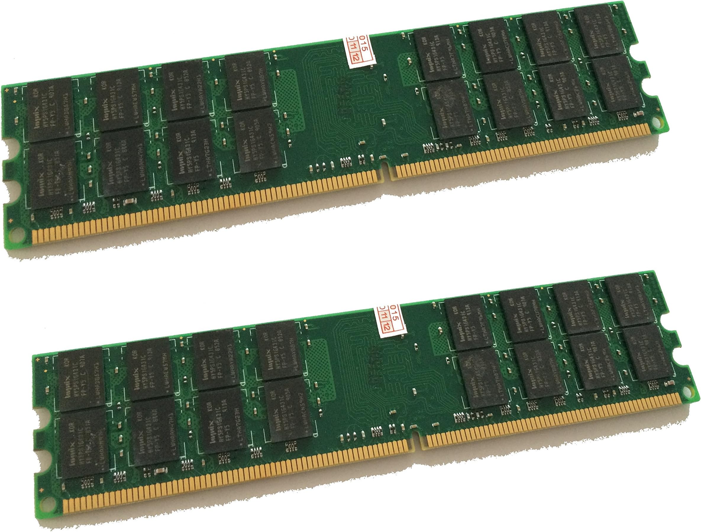 8GB DDR2 800MHz - 2x 4GB Kit - PC2-6400 RAM PC Memory Kit PC6400 240-Pin - Compatible with 533 / 667 MHz / for AMD and VIA ‘NOT Compatible with Intel”