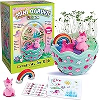 Vista 1 de Creativity for Kids Mini Garden - Kit de terrario de unicornio mágico, regalos de unicornio para niñas, manualidades para niños, juguetes