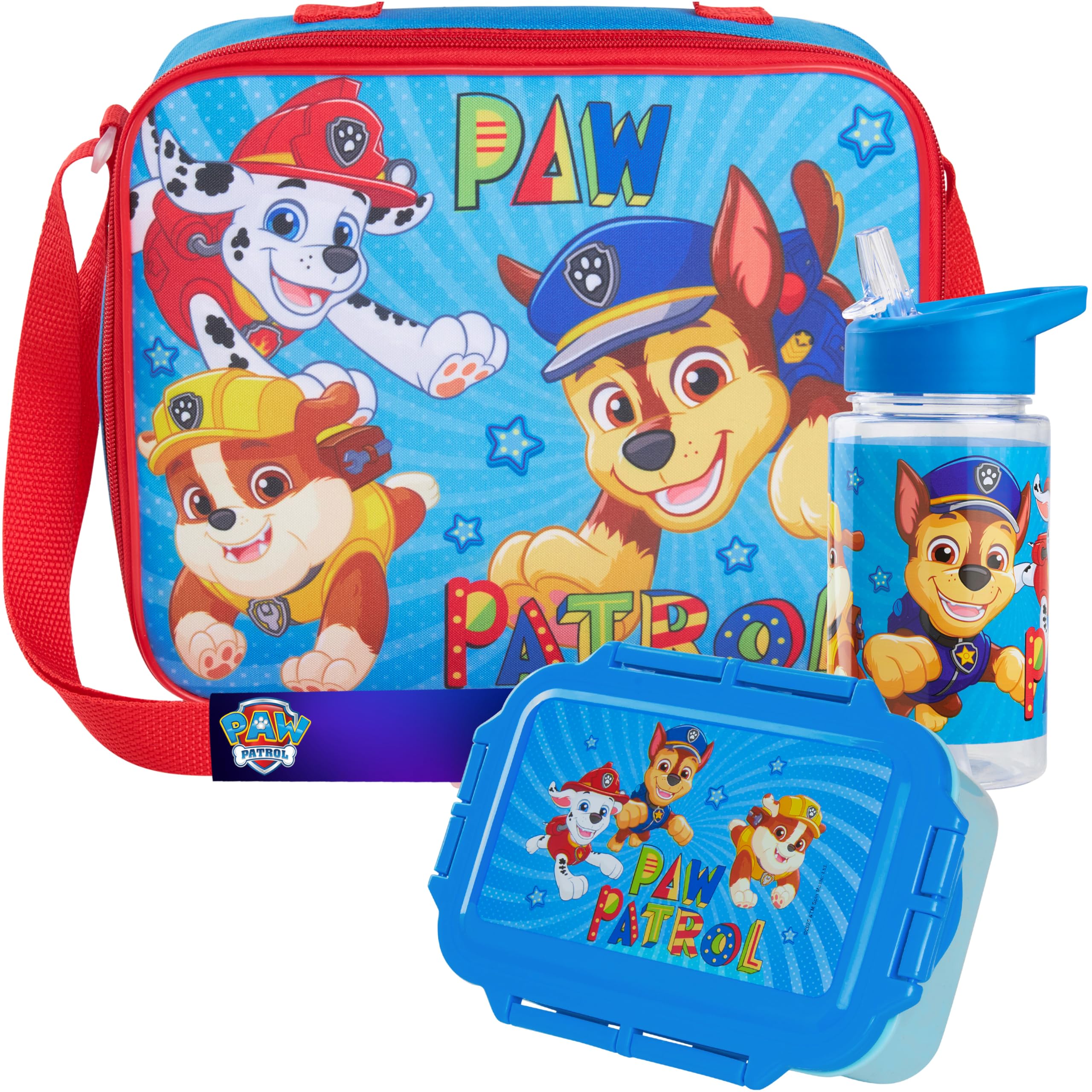 HOVUK Contenitore Pranzo Paw Patrol Per Bambini – 20 Cm, Porta Alimenti In Plastica Senza BPA, Adatto A Scuola E Picnic