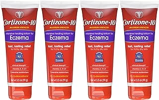 Cortizone 10 Intensive Healing Eczema Lotion 3.5 Oz (4 Pack)