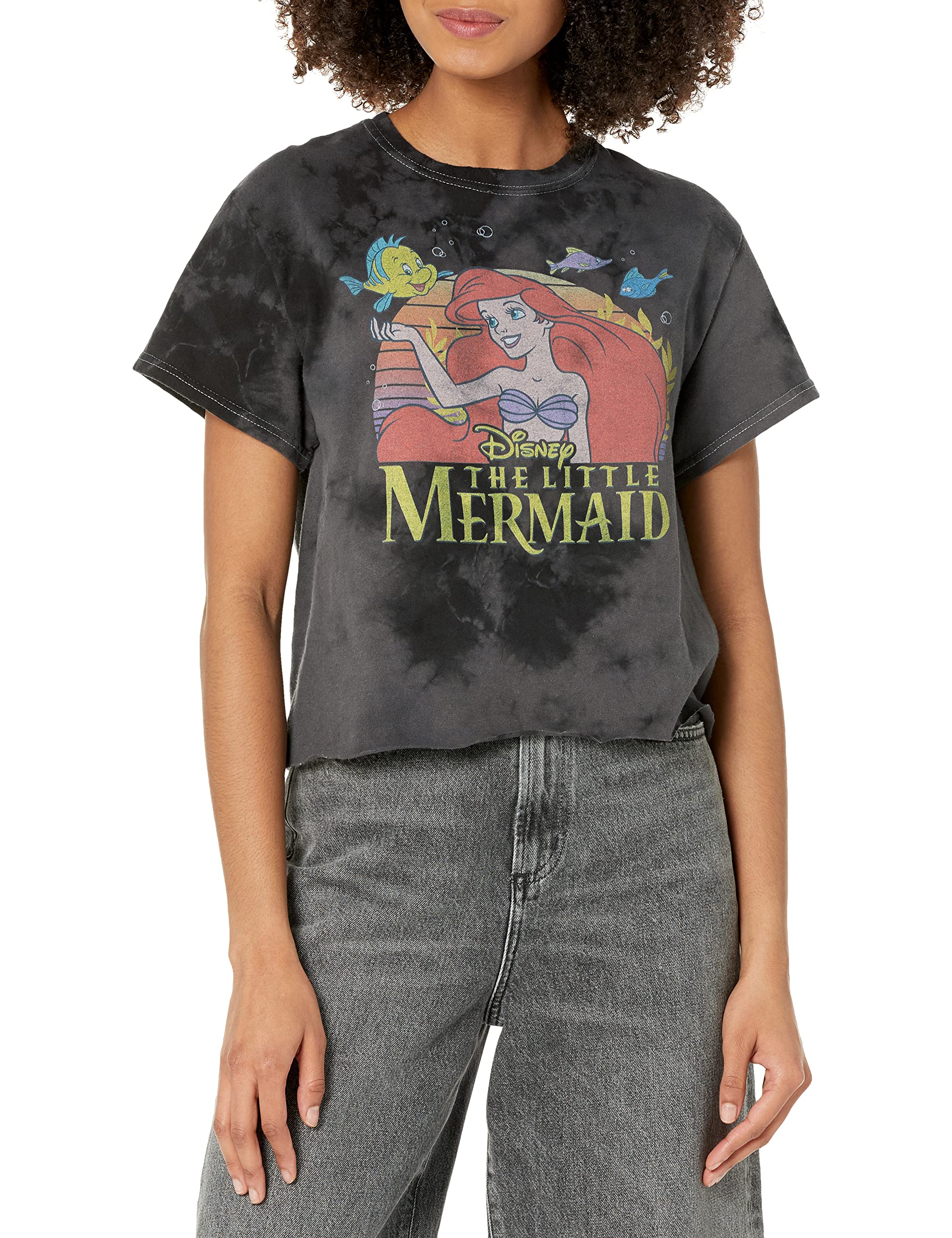 DisneyPrincess Lm Title Comp Women's Fast Fashion Short Sleeve Tee Shirt