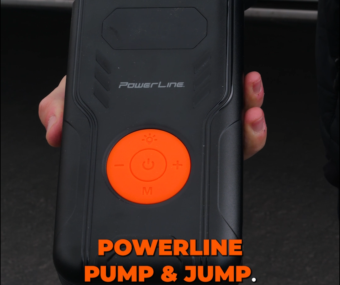 Amazon.com: PowerLine Car Battery Jump Starter with Air Compressor