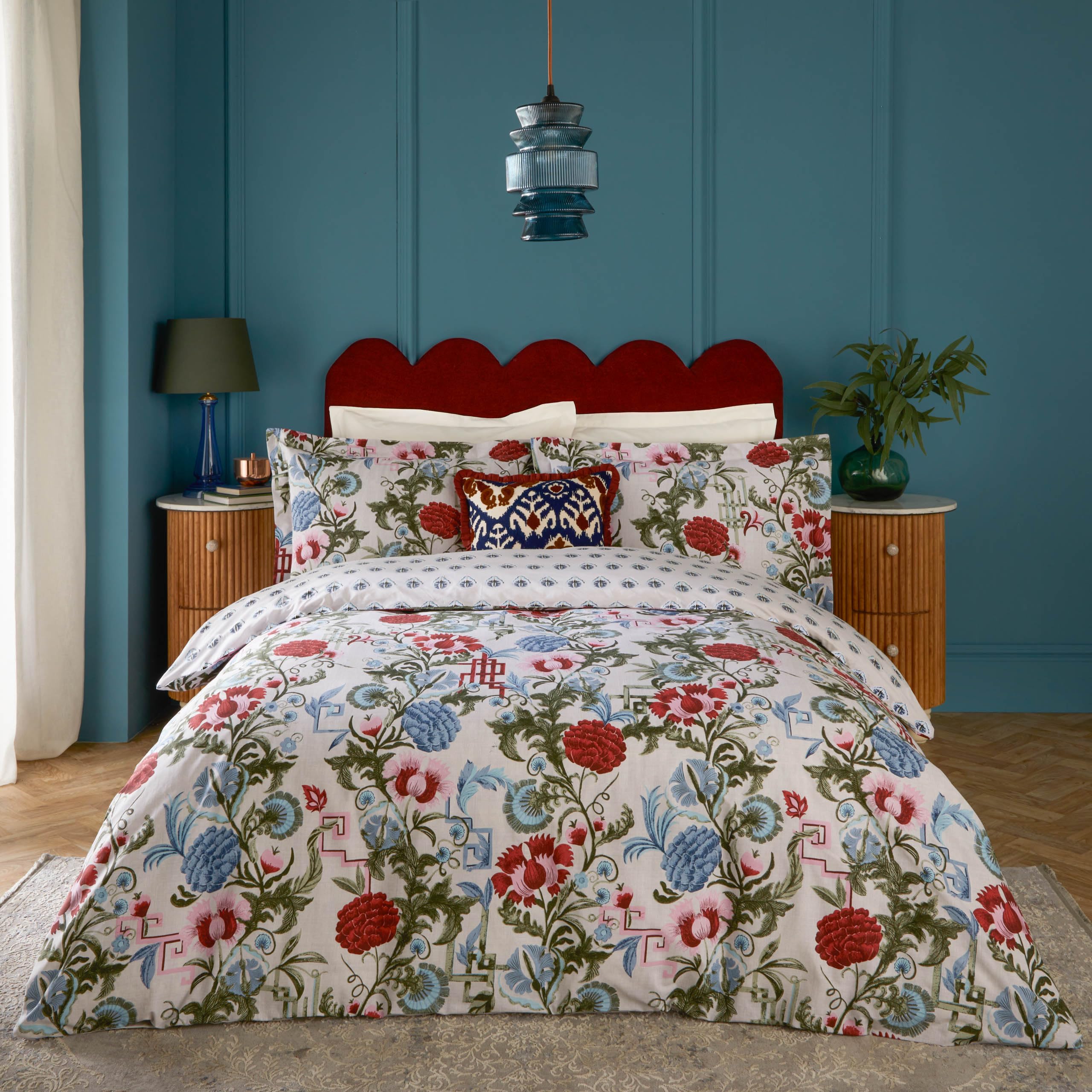 Paoletti Seventy Three Ishana Floral Duvet Cover Set