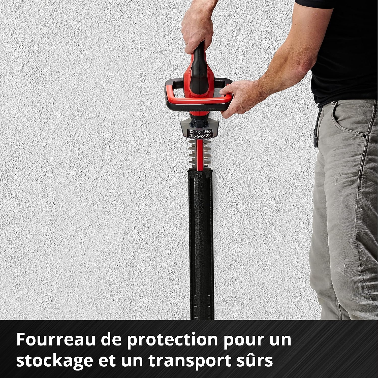 Einhell Taille-Haies sans Fil GC-CH 18/40 Li Solo Power X-Change (18 V, Longueur de Coupe 40 cm, écartement des Dents 13 mm) Livré sans Batterie ni Chargeur
