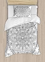 Vista 242 de Ambesonne Juego de funda de edredón de pesca, lubina de boca grande atrapando un bocado en espray de agua, imagen salvaje, juego de cama decorativo