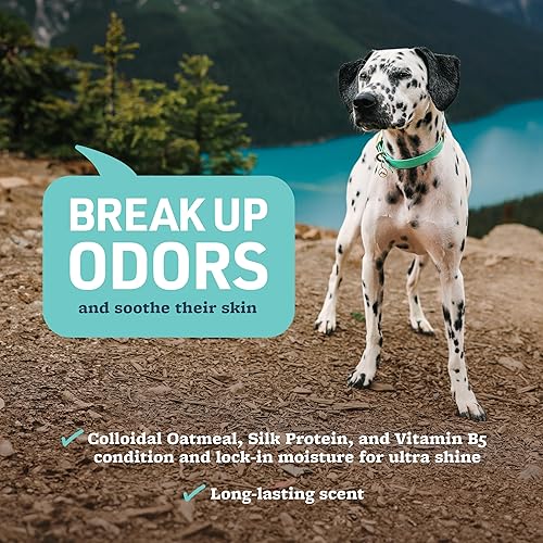 Miniatura 4 de Veterinary Formula Solutions Champú de avena calmante y desodorizante para perros, bicarbonato de sodio, zinc y aloe eliminan olores, limpia,